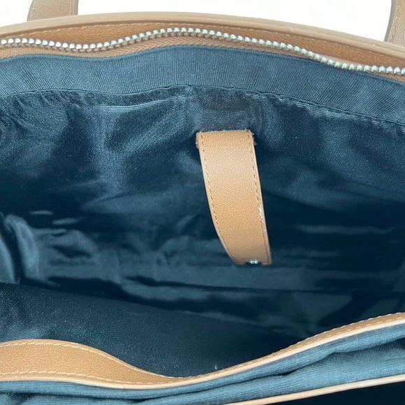 Blon's Tan Large Convertible Tote | Adjustable Strap - Picture 7 of 8